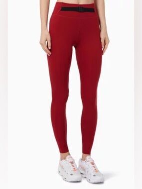 Nike Dri-FIT One Luxe Buckle Mid-Rise Leggings in Recycled Polyester medium NWOT